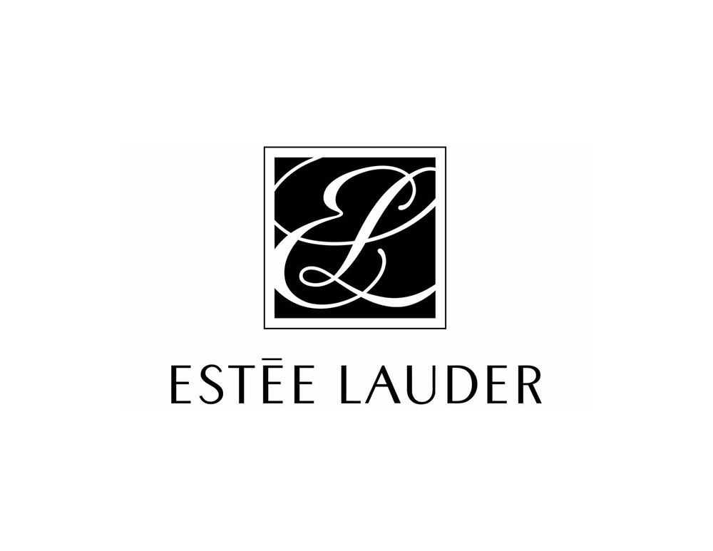 EsteeLauder雅詩蘭黛logo設(shè)計是以標志粗細的線條變化如絲綢般順滑