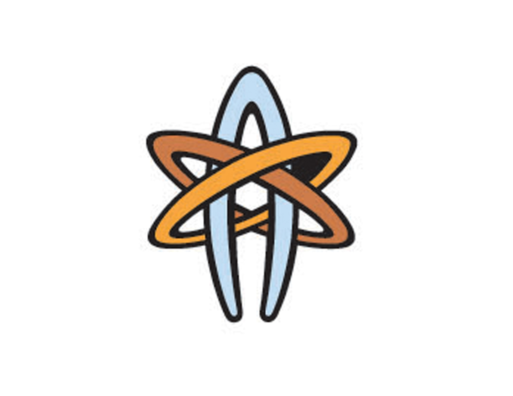 3個(gè)環(huán)形交叉表現(xiàn)的圖形LOGO創(chuàng)意