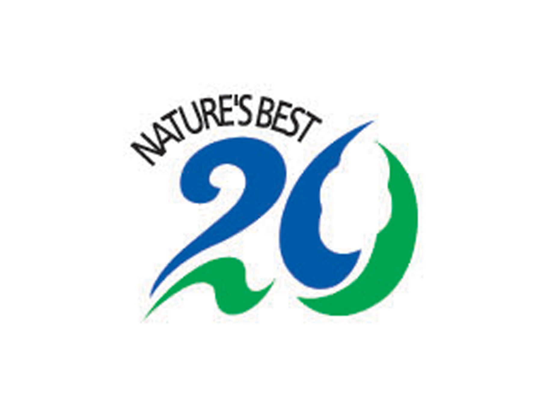 20周年LOGO設計創(chuàng)意采用藍綠環(huán)保色來體現行業(yè)特征