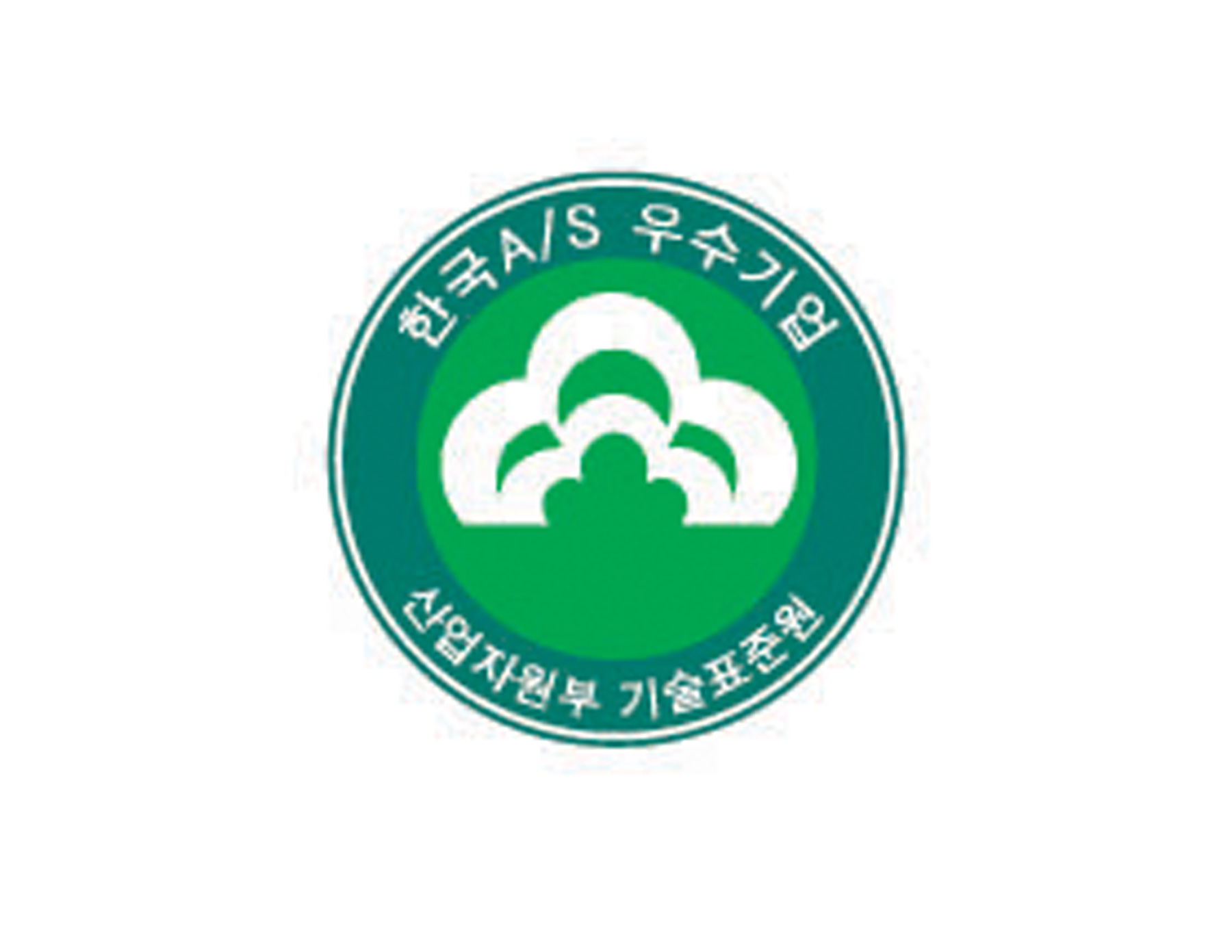 韓國某健康培訓組織標志設計以徽章中心的云朵圖案為象征