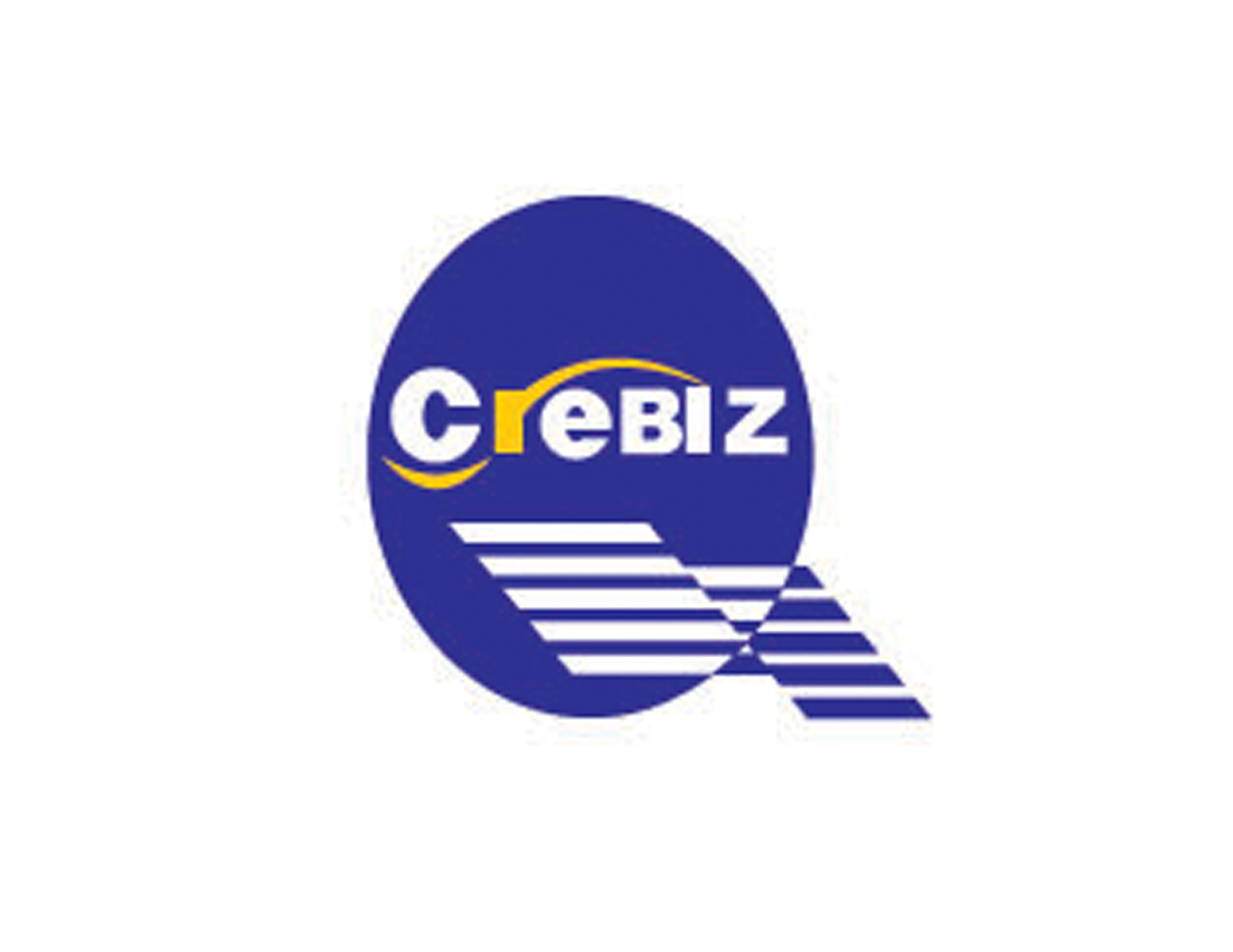 CreBiz物流企業(yè)LOGO設(shè)計創(chuàng)意采用了陰陽面的設(shè)計手法和深藍的圓形體現(xiàn)智慧