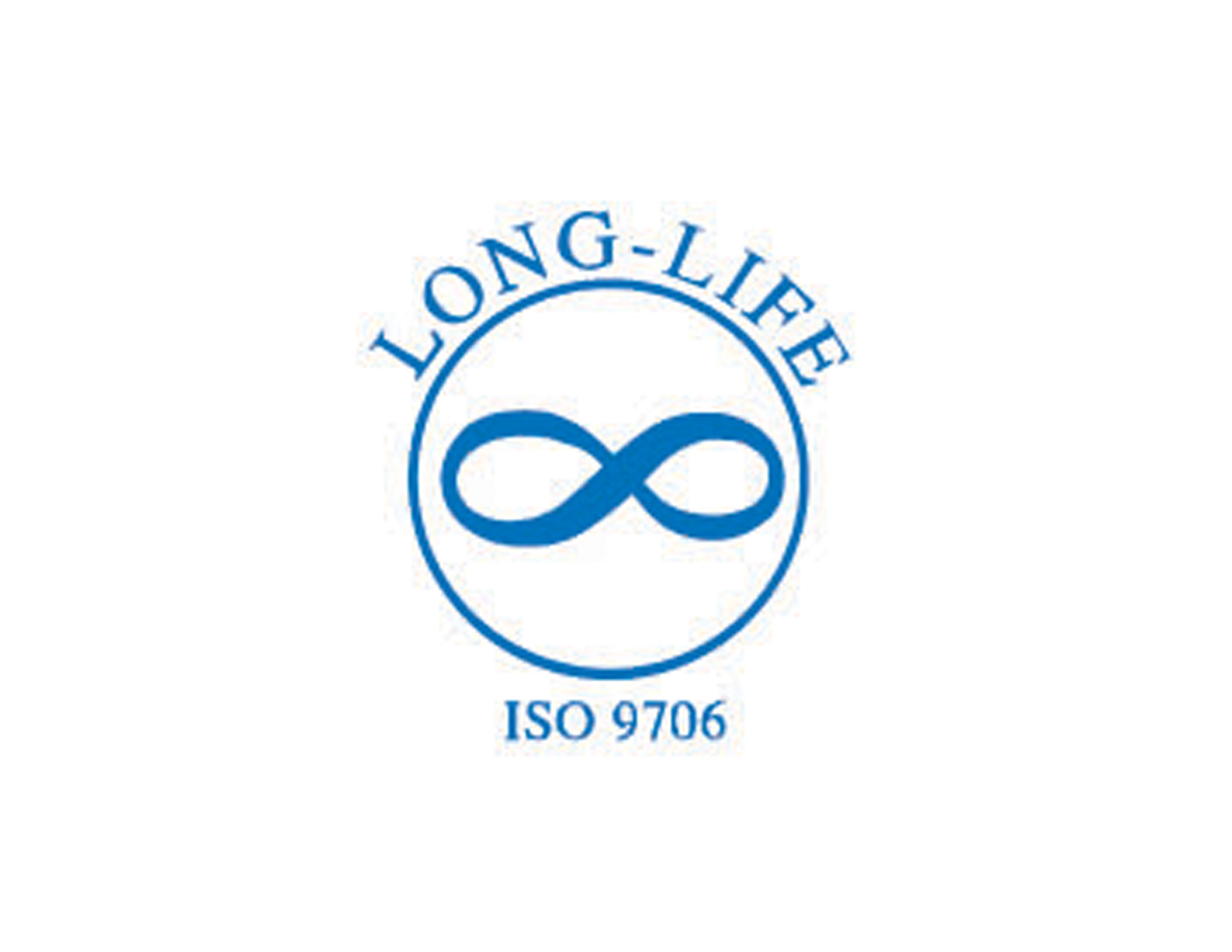 LONGLIFE標志以藍色圓環(huán)與交互設(shè)計元素體現(xiàn)互聯(lián)網(wǎng)特征