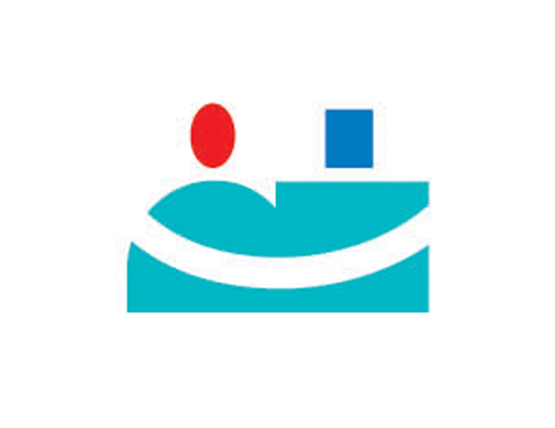 用兩個圖形抽象的表達(dá)了男性和女性，這是一款社交LOGO設(shè)計(jì)