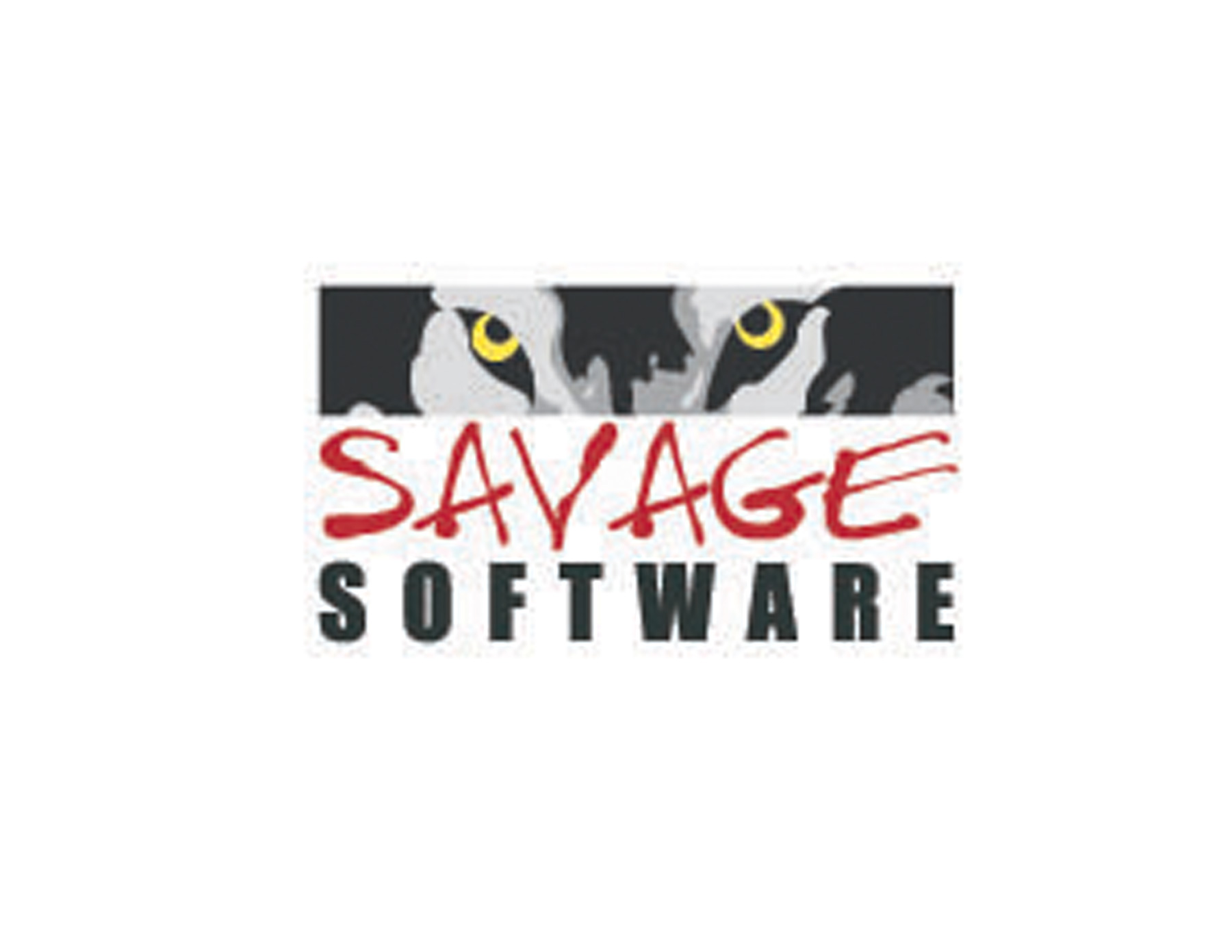 SAVAGE游戲logo設(shè)計(jì)以兒狼的元素為主