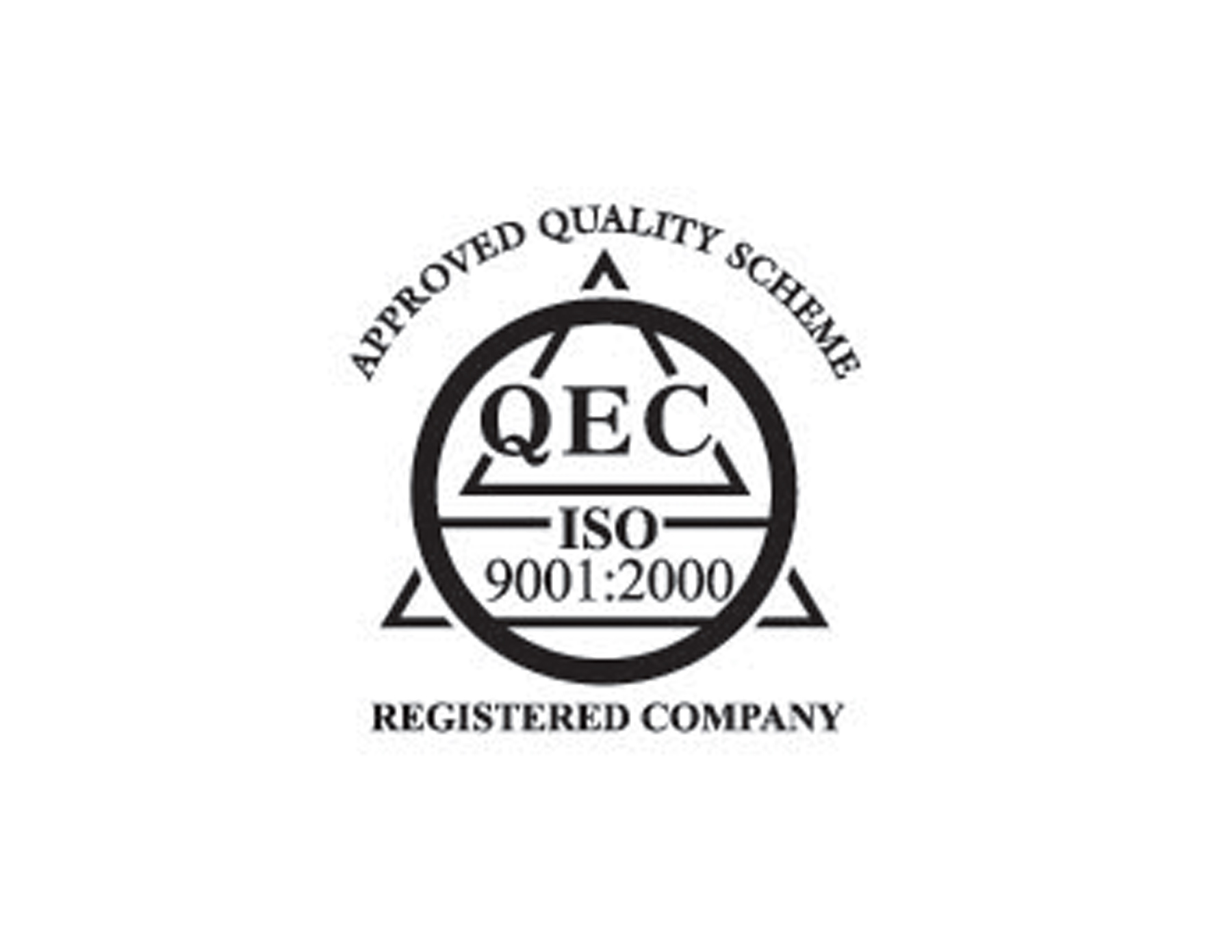 QEC企業(yè)標(biāo)志設(shè)計將三角形與圓形完美結(jié)合體現(xiàn)精密零部件