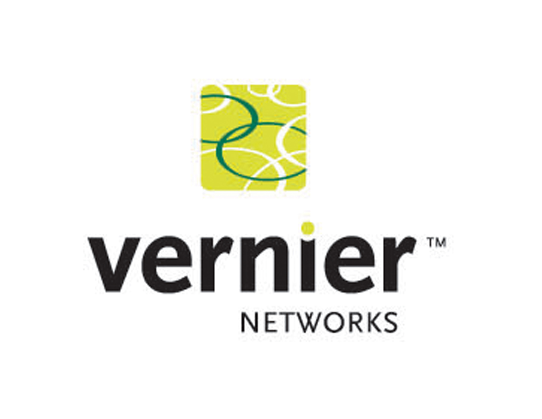 糖果食品LOGO設(shè)計以清新健康的綠色配合圓形元素與品牌名稱vernier創(chuàng)意而成