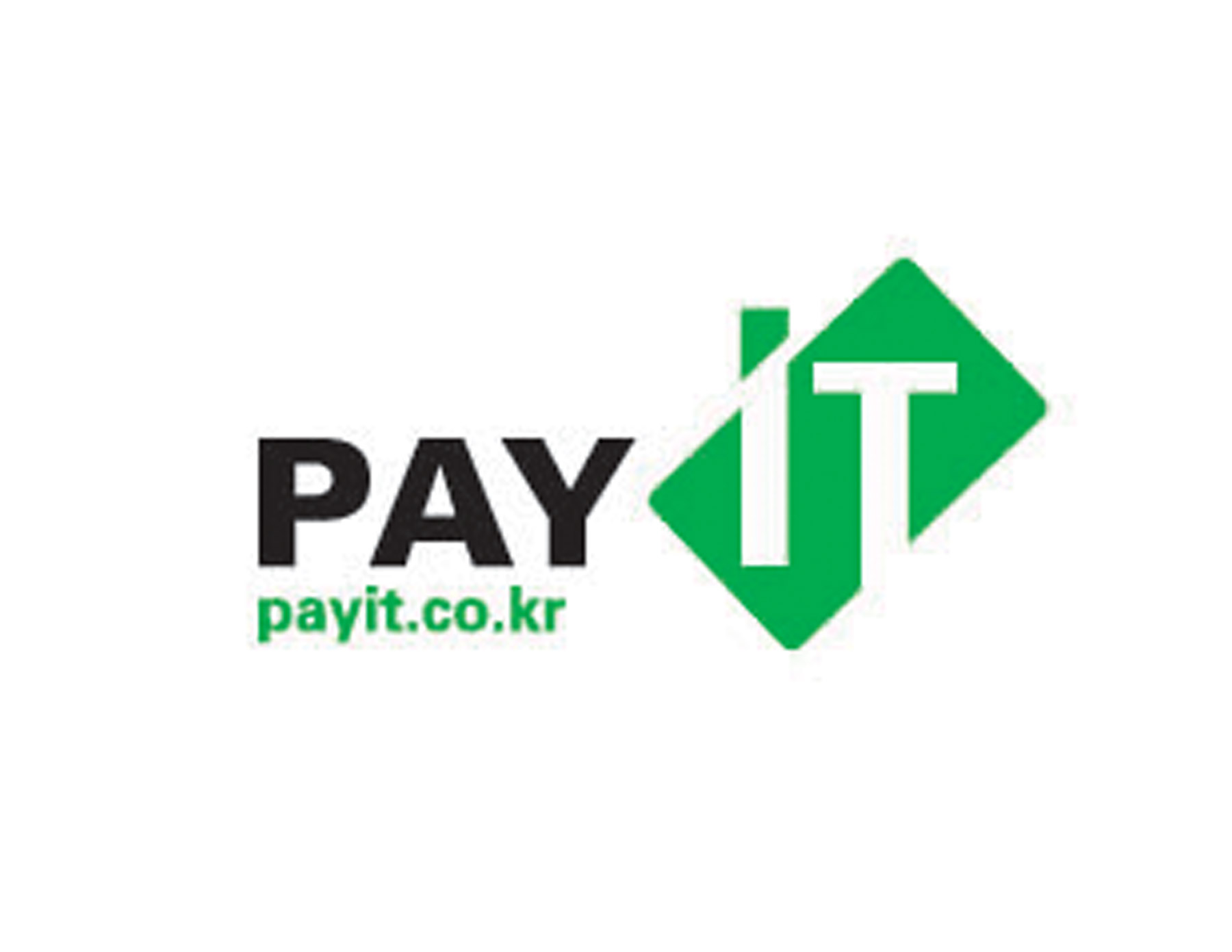 PAY環(huán)保公司商標(biāo)設(shè)計以綠色體現(xiàn)，在IT字母上做陰陽面的設(shè)計手法