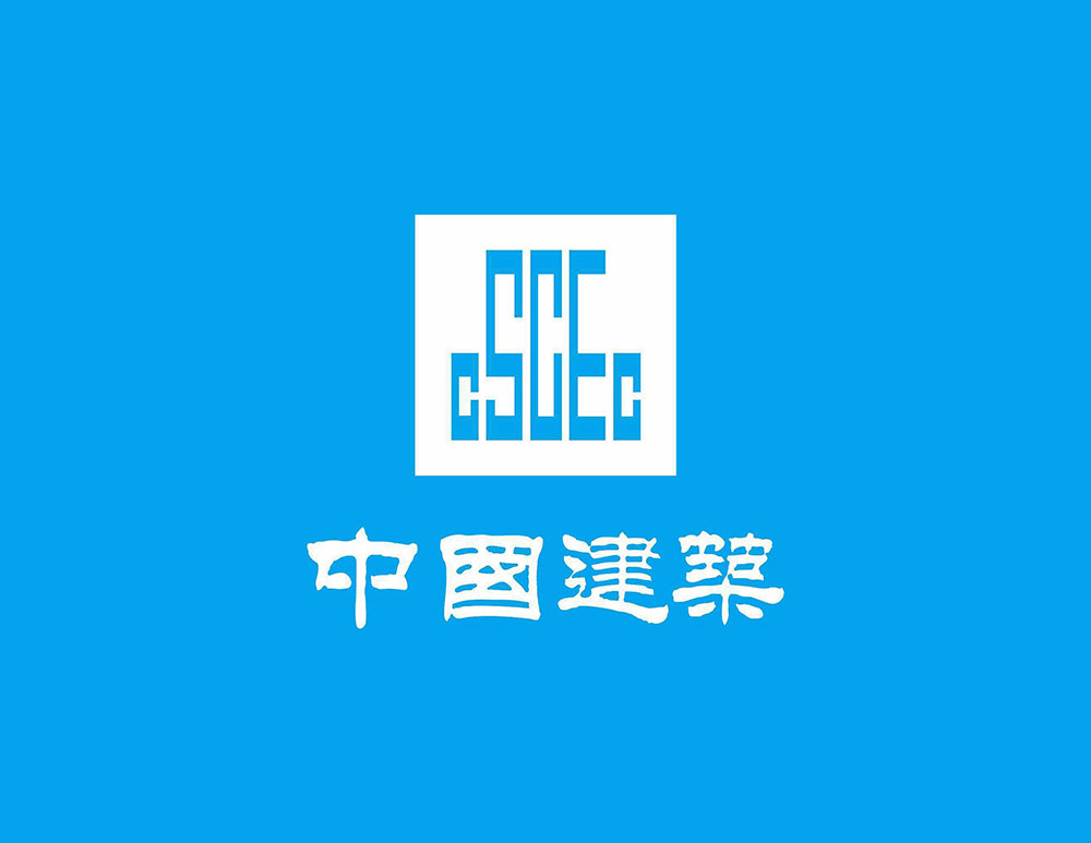 中國建筑logo設(shè)計(jì)含義核心理念是：海棠般深邃的藍(lán)色展示了公司廣闊的胸懷和對(duì)美好未來的期待。
