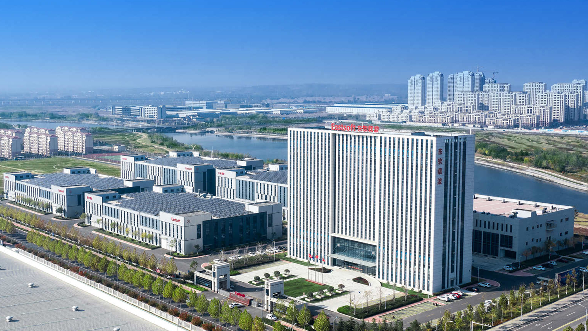 東軟載波logo設(shè)計之樓體/