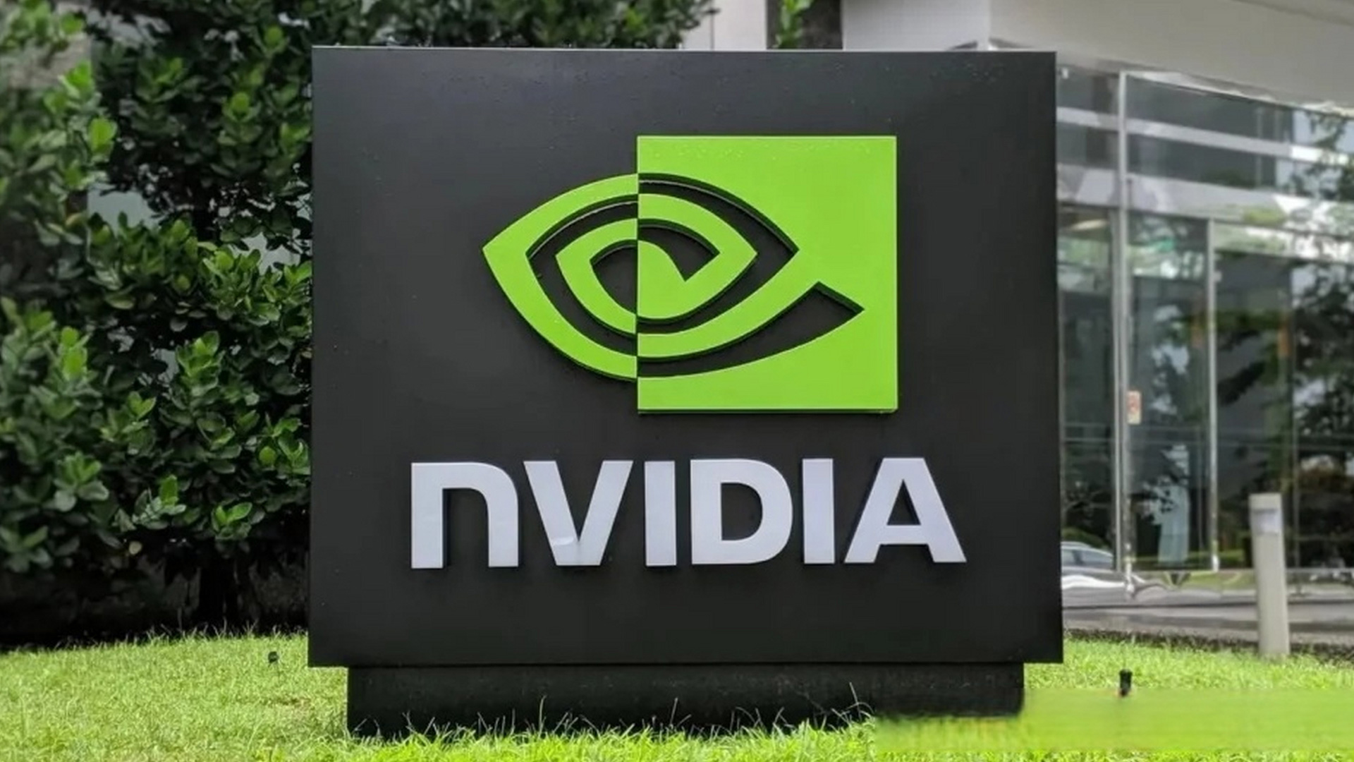 NVIDIA英偉達(dá)logo設(shè)計(jì)門(mén)口標(biāo)識(shí)/