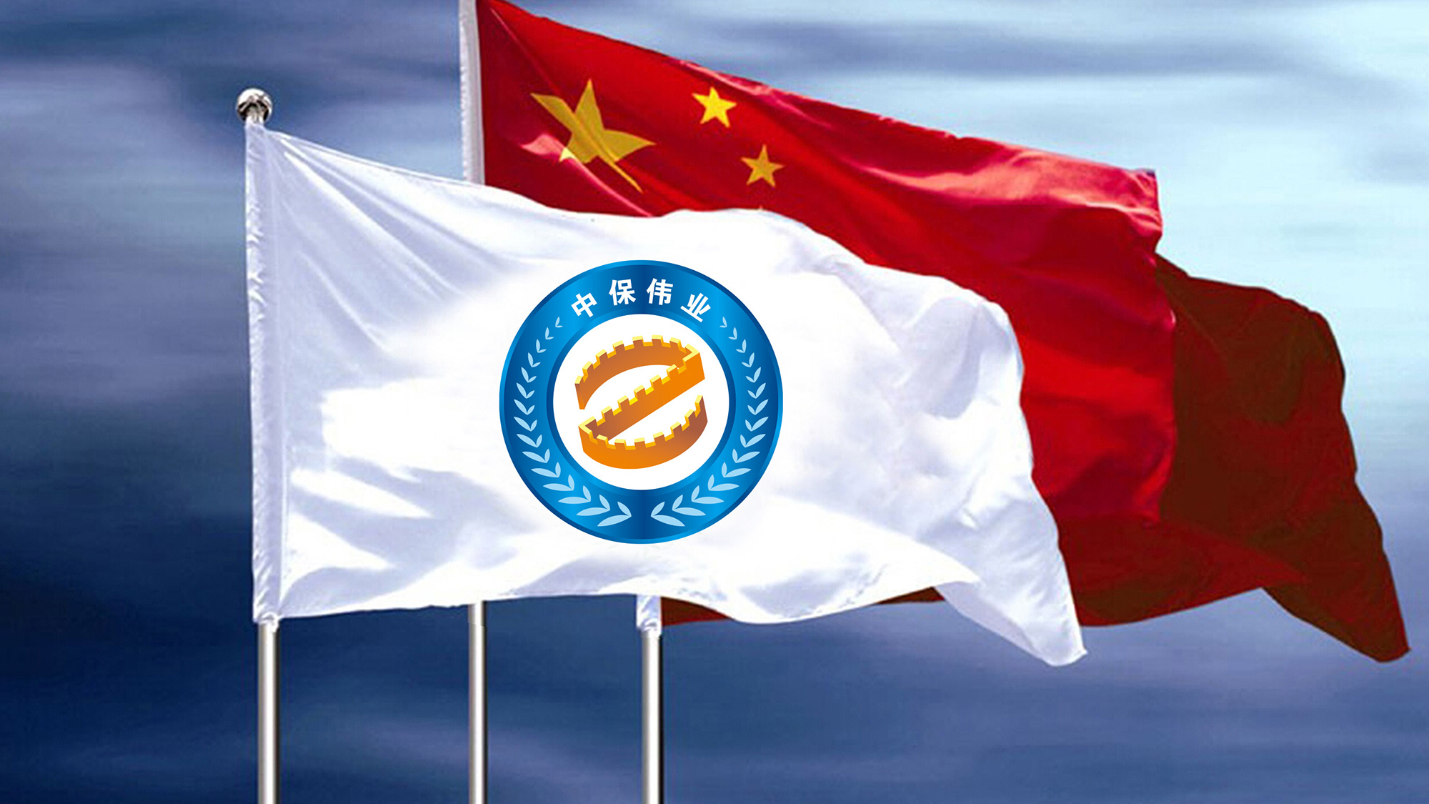 中保偉業(yè)保安服務(wù)公司LOGO設(shè)計(jì)/